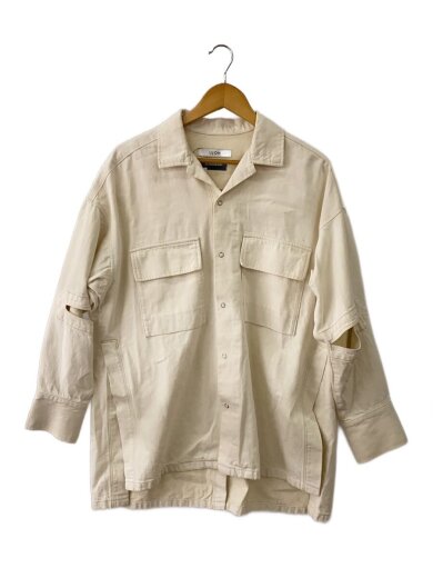 商品画像：OPEN COLLAR BLOUSON/ジャケット/2/コットン/IVO/無地/JD-JK31-22UJH// 1
