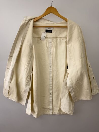 商品画像：OPEN COLLAR BLOUSON/ジャケット/2/コットン/IVO/無地/JD-JK31-22UJH// 3
