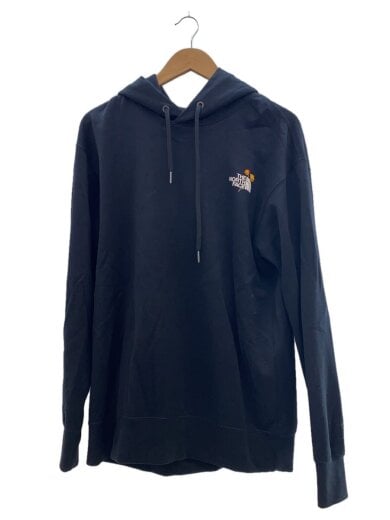 商品画像：FLOWER LOGO HOODIE_フラワーロゴフーディ/L/コットン/BLK 1