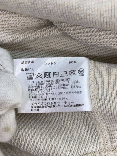 商品画像：スウェット/M/コットン/BEG/無地 4