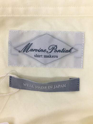 画像：Marvine Pontiak shirts makersSkipper SH スキッパーシャツ 長袖シャツ/FREE/コットン/YLW3