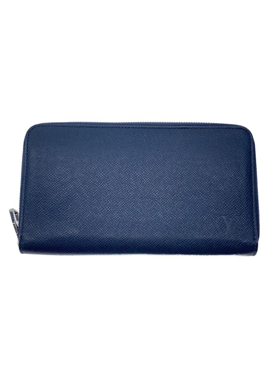 LOUIS VUITTON / ジッピー・オーガナイザー_タイガ/レザー/BLU/無地/メンズ