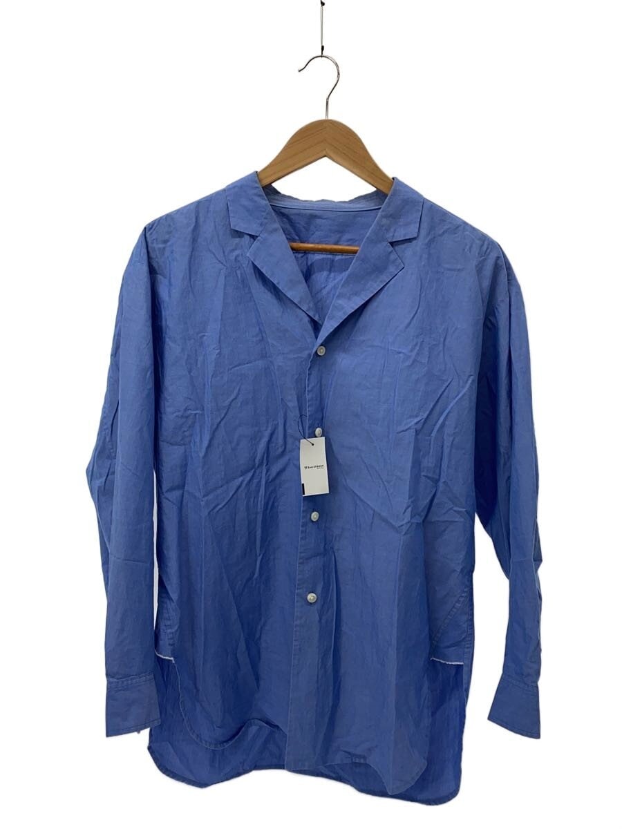 UN/UNBIENT / 長袖シャツ/2/コットン/BLU/無地/UNSH30-1