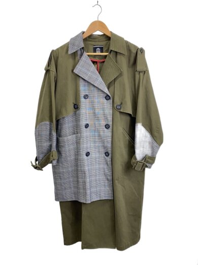 商品画像：コート/FREE/コットン/KHK/チェック/2319500003 1