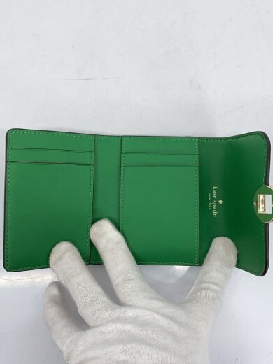 商品画像：オードリー/3つ折り財布/レザー/GRN/無地/レディース 4