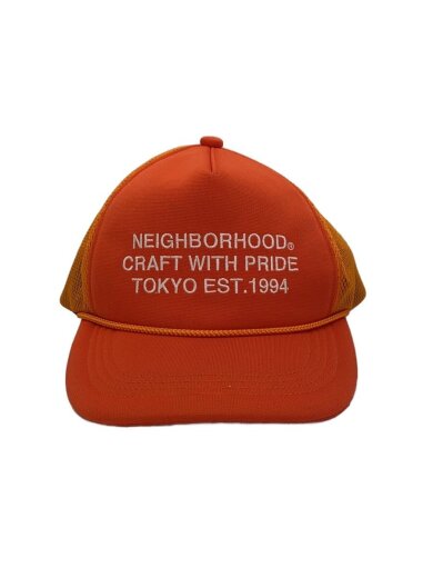 商品画像：TRACKER-E/E-CAP/メッシュキャップ/FREE/ポリエステル/ORN/メンズ/201GNH-HT04 1