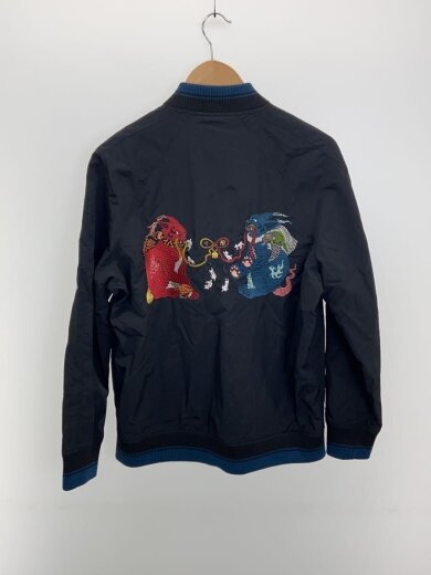 商品画像：×石黒亜矢子/阿吽猫破魔矢/スカジャン/M/ナイロン/BLK// 2