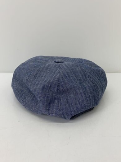 商品画像：キャスケット/S/コットン/BLU/ヘリンボーン/メンズ 3