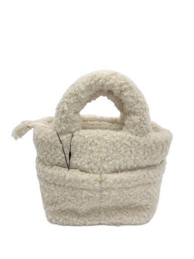 商品画像：ハンドバッグ/ポリエステル/IVO/無地/223-813801-031-0 3