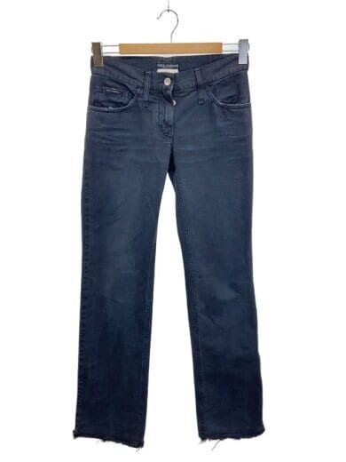 商品画像：03AW/メタルプレート/ダメージ加工/ボトム/36/コットン/BLK/無地 1