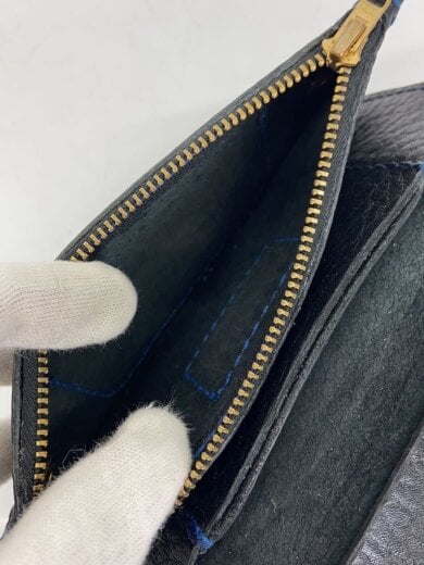 商品画像：トラッカーウォレット/長財布/レザー/BLK/メンズ 4