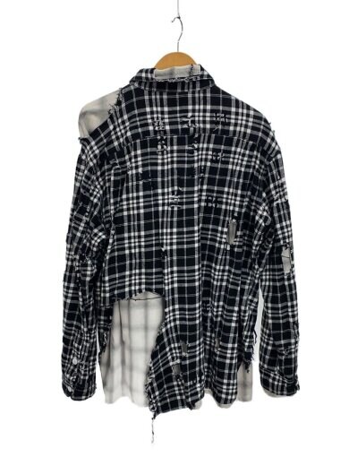 商品画像：長袖シャツ/46/ナイロン/BLK/チェック/A05CT021// 2