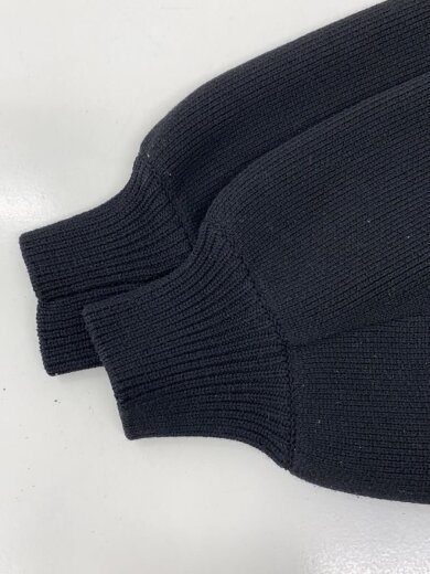 商品画像：ショートジャカードドライバーズニット/FREE/ポリエステル/BLK/GAK-23170-B 6