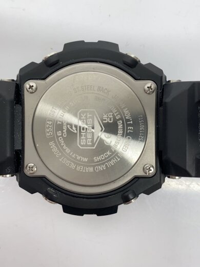 商品画像：クォーツ腕時計/アナログ/ラバー/BLK/BLK/SS/GST-W300G-1A2JF 3