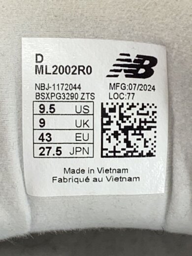 商品画像：ローカットスニーカー/27.5cm/GRY/ML2002R0// 5