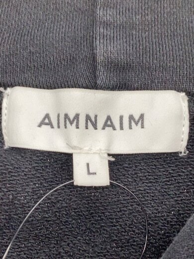 商品画像：パーカー/L/コットン/BLK/無地 3