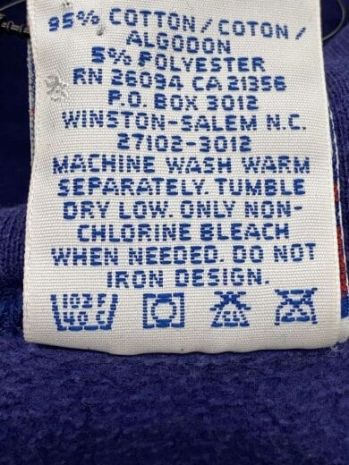 商品画像：スウェット/L/コットン/NVY/27102-3012 4