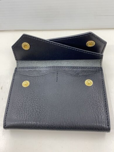 商品画像：2つ折り財布/レザー/BLK/無地/メンズ// 8