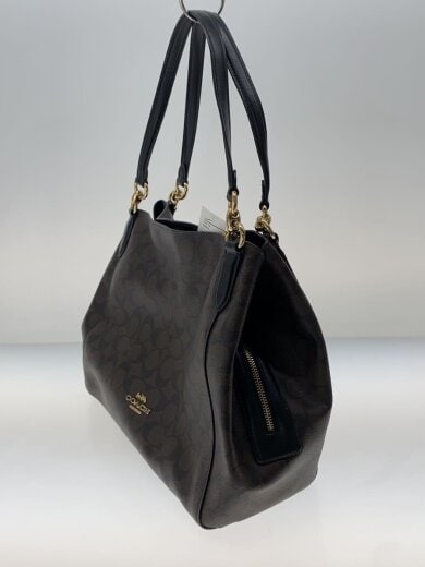 商品画像：トートバッグ/レザー/BRW/総柄/F80298 2