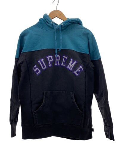 商品画像：2-tone arc logo pullover/パーカー/M/コットン/BLK 1