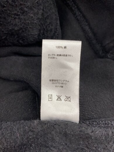 商品画像：2-tone arc logo pullover/パーカー/M/コットン/BLK 4