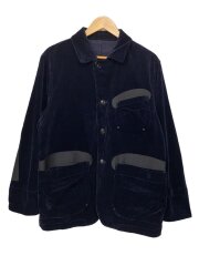 CORDUROY UTILITY COVERALL/M/コーデュロイ/NVY/無地/HNJK-014