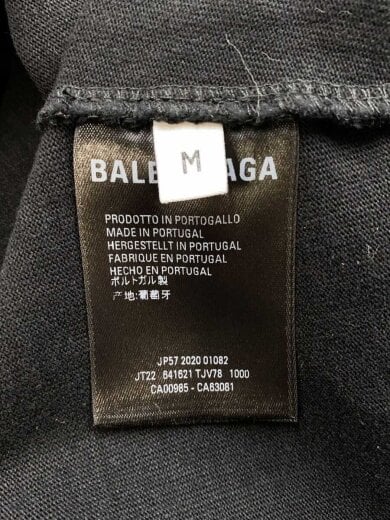 商品画像：20AW/ハイネックスウェット/M/コットン/BLK/プリント/641621　TJV78 4