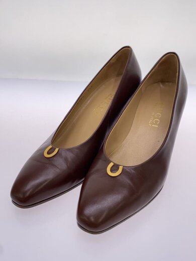 商品画像：オールドグッチ/パンプス/23.5cm/BRW/レザー/2284// 2