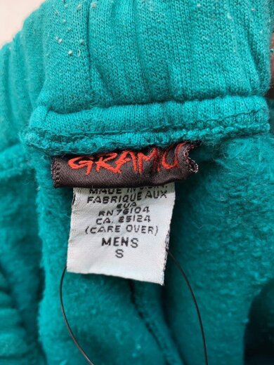 商品画像：90s/USA製/スウェットパンツ/S/コットン/GRN/無地 3