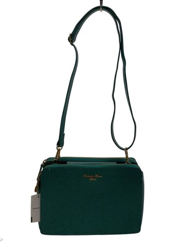 商品画像：ショルダーバッグ/PVC/GRN/無地 1