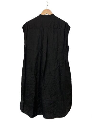 商品画像：ノースリーブワンピース/14/リネン/BLK/J-1426KLS 2