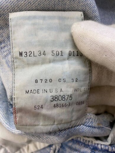 商品画像：501/USA製/ボタン裏524/デニムパンツ/32/デニム/IDG/380875 5