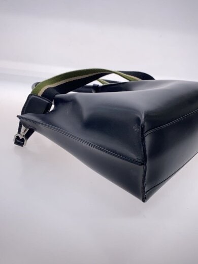 商品画像：2WAY/バッグ/ポーチ付/レザー/BLK/無地 6