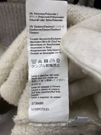 商品画像：パーカー/M/コットン/GRY/プリント/S359Y25X15 5