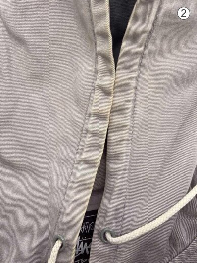 商品画像：オールドステューシー/ジャケット/M/コットン/GRY/無地/着用感有/色褪/// 7