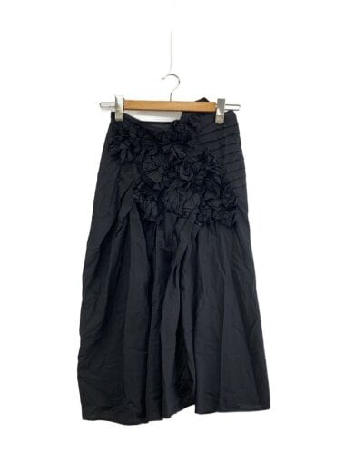 商品画像：スカート/FREE/コットン/BLK/無地/TS 100170 1