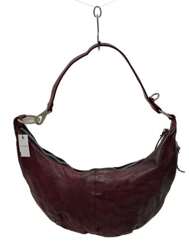 商品画像：ショルダーバッグ/レザー/RED/無地 1