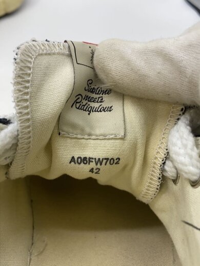 商品画像：ローカットスニーカー/42/BLK/キャンバス/A06FW702 5