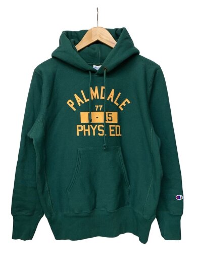 商品画像：REVERSE WEAVE PULLOVER HOODED SWEAT/L/コットン/GRN/プリント/C3-A122 1