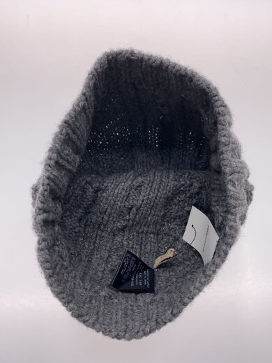 商品画像：ニットキャップ/FREE/ウール/GRY/無地/レディース/053-H029-K33 3