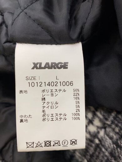 商品画像：TWEED CHECK JACKET/L/ポリエステル/GRY/チェック/101214021006 4