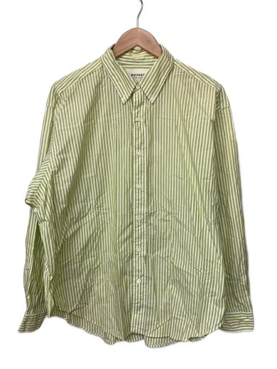 商品画像：DADDY SHIRTS/長袖シャツ/S/コットン/GRN/ストライプ/23SMSBL05 1