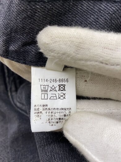 商品画像：オーガニックデニムスリムテーパードパンツ/L/コットン/GRY/無地/1114-246-8656 6