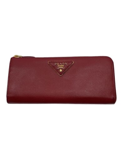 商品画像：長財布/レザー/RED/無地/レディース// 1