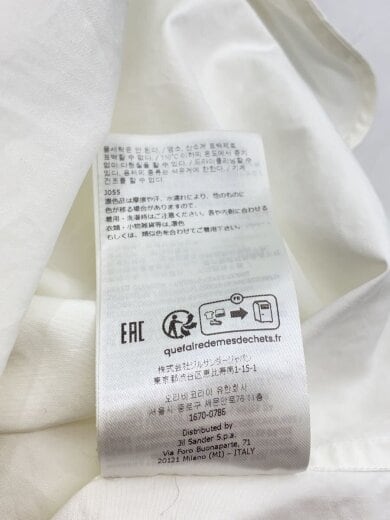 商品画像：シャツ/44/コットン/WHT/無地 5