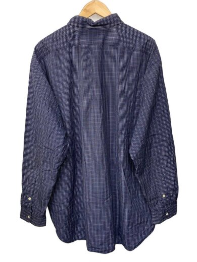商品画像：長袖シャツ/XXL/コットン/BLU/チェック 2