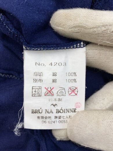 商品画像：長袖シャツ/O/コットン/NVY/4203 4
