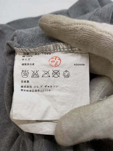 商品画像：ポロシャツ/M/コットン/GRY/AZ-T095 4