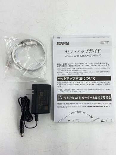画像：BUFFALO無線LANルーター(Wi-Fiルーター) WSR-3200AX4S-WH6