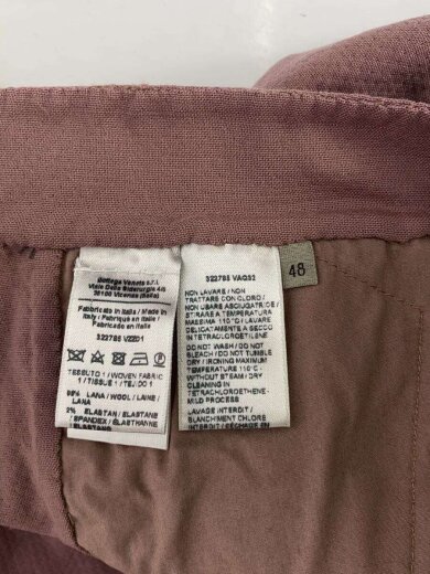 画像：BOTTEGA VENETAストレートパンツ/--/ウール/PNK/322785 VAQ325